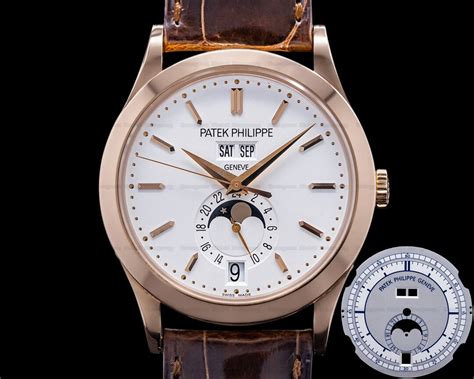 Patek Philippe Rose Gold Annual Calendar Wristwatch Ref 